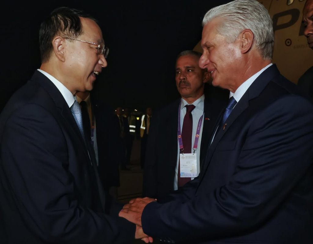 Presidente de Cuba llega a China para actividades conmemorativas Presidente de Cuba llega a China para actividades conmemorativas