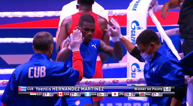 Cubano Yoenlis Hernández finalista en Mundial de boxeo