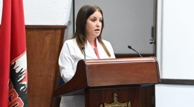 vicejefa del Departamento Ideológico del Comité Central, Marydé Fernández López, en la jornada final del X Pleno de la estructura partidista.